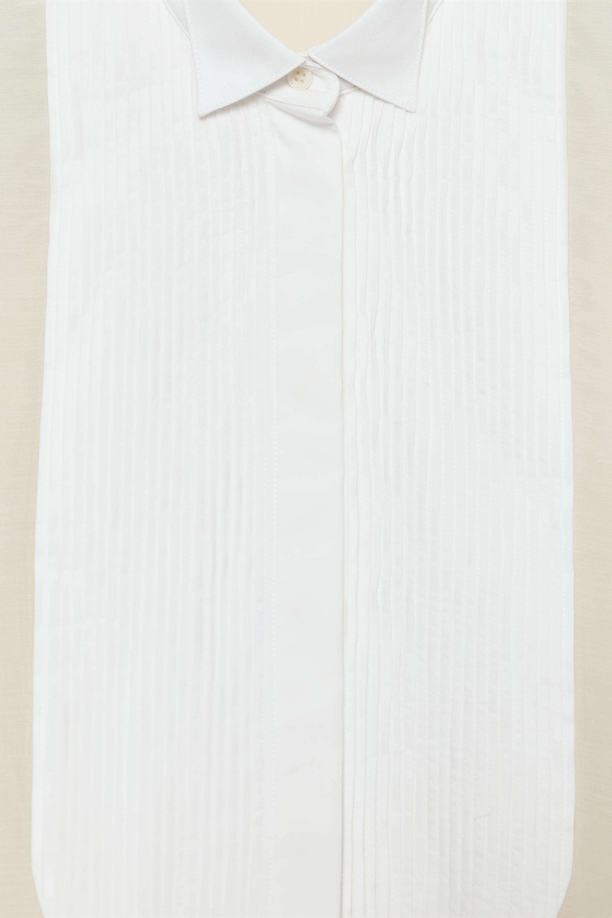CHEMISE PLASTRON CONTRASTE ZW COLLECTION