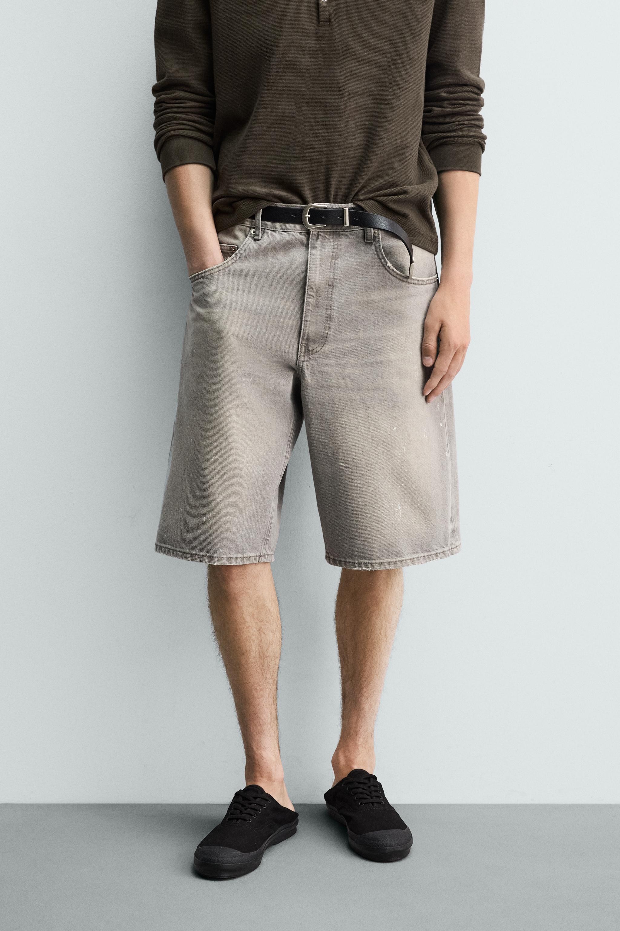 デニムショートパンツ | メンズ | ZARA 日本