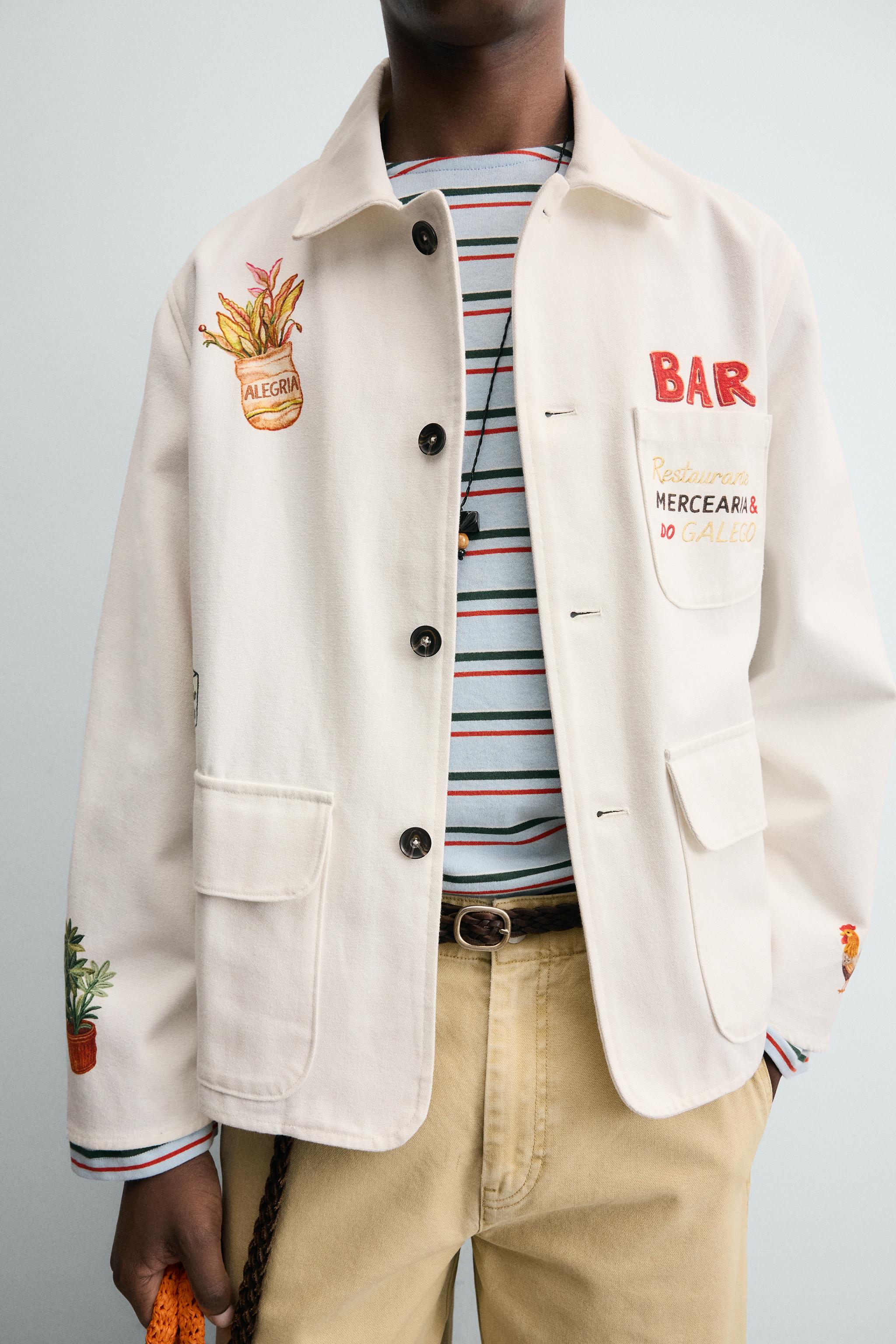 RELAXED FIT GRAPHIC PRINT OVERSHIRT
