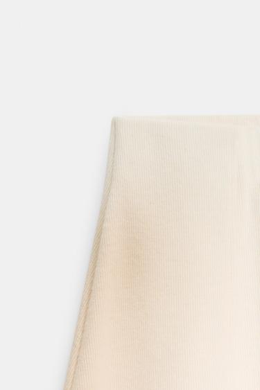 JUPE LONGUE DOUCE - Écru de Zara - Image 5