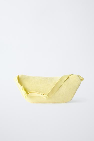 SAC BANANE SERVIETTE - Jaune clair de Zara - Image 4