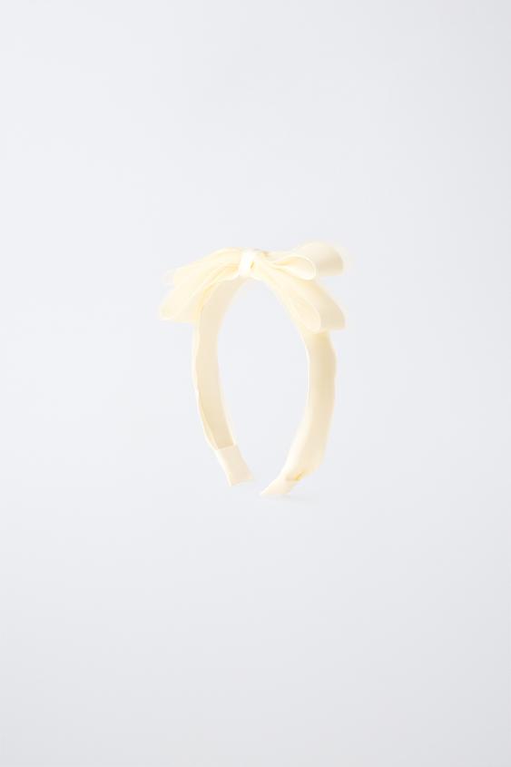 BĂNG ĐÔ NƠ ORGANZA - Kem từ Zara - Hình ảnh 0