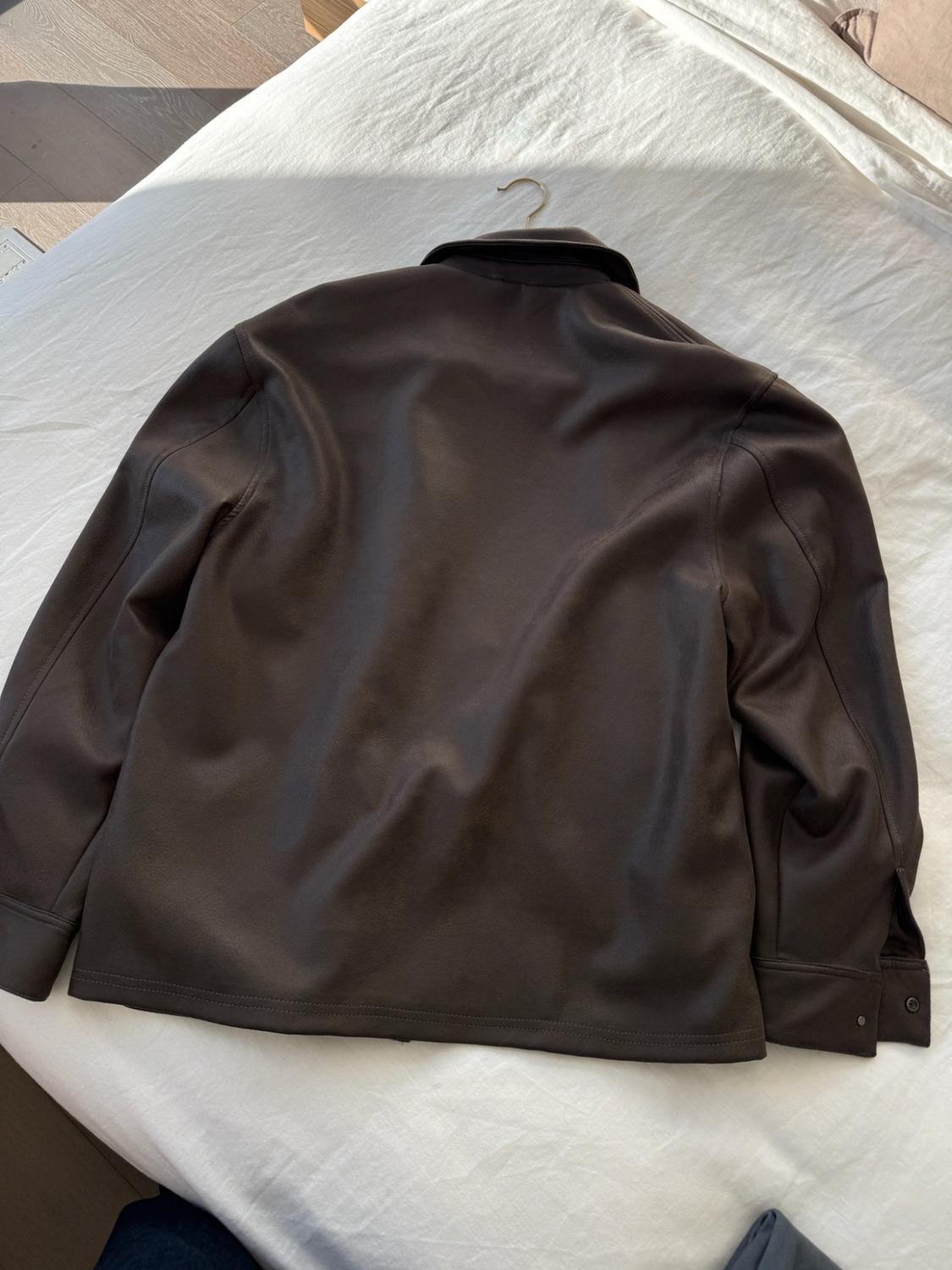 FAUX LEATHER OVERSHIRT - Image 3
