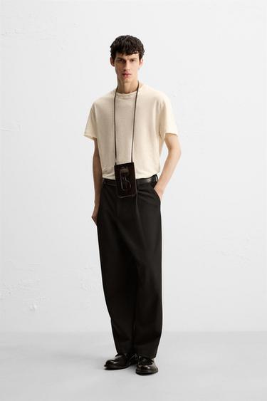 Zara Ekru - %100 KETEN TİŞÖRT