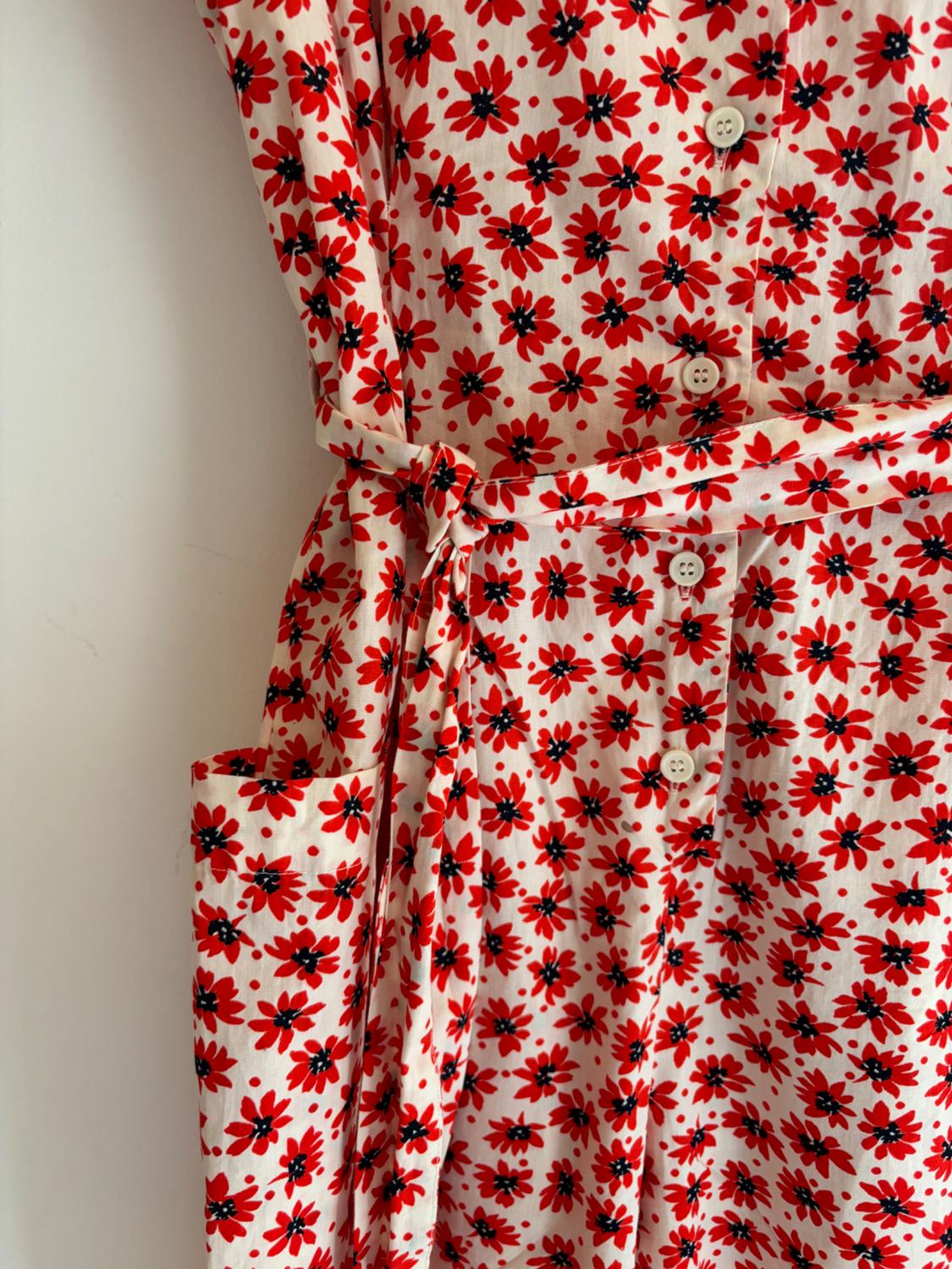 PRINTED JUMPSUIT WITH BELT - Image 6