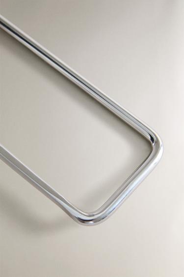 SILVER METAL BATHROOM TOILET PAPER HOLDER - Silver by Zara - Image 2