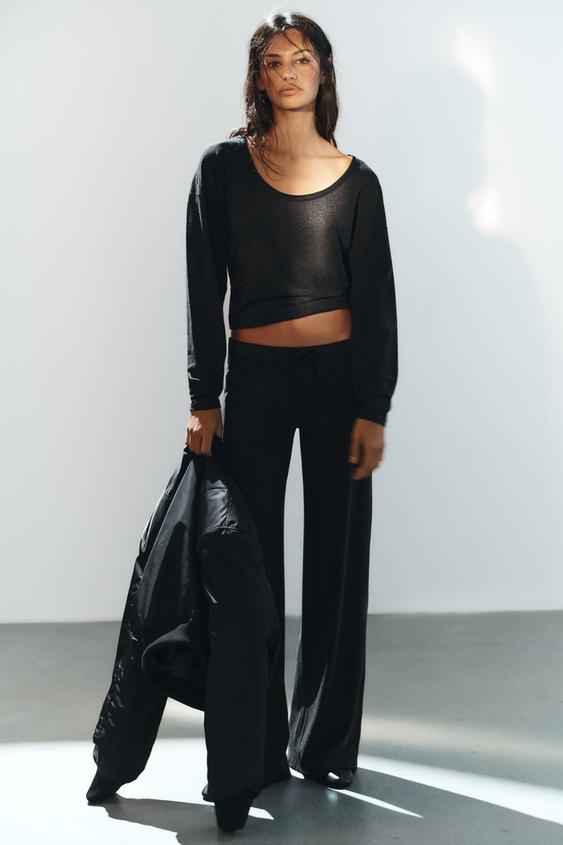 SOFT TROUSERS WITH POCKETS - Dark grey by Zara - Image 0