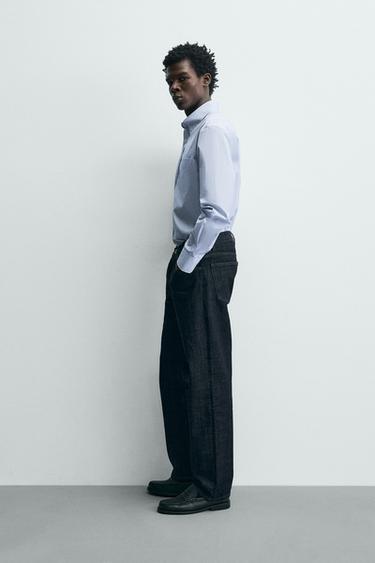 CHEMISE STRUCTURÉE À RAYURES - Rayures de Zara - Image 3