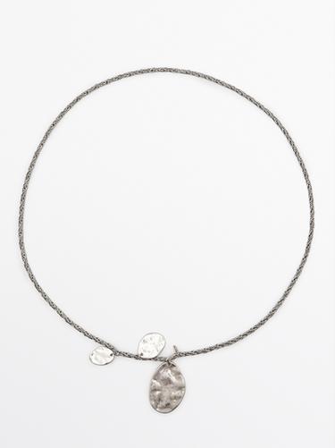 Zara Coin necklace - Silver - Image 0
