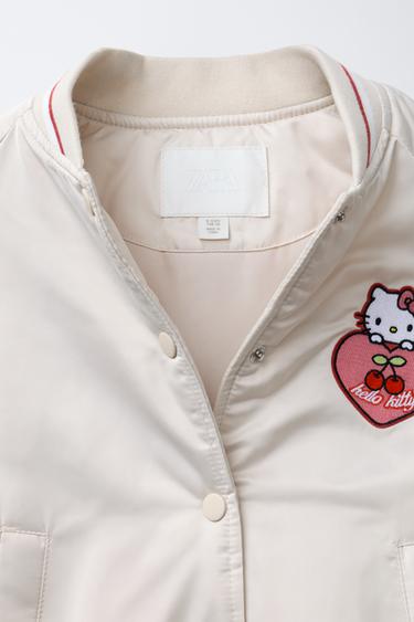 HELLO KITTY © SANRIO BOMBER JACKET - Ecru by Zara - Image 6