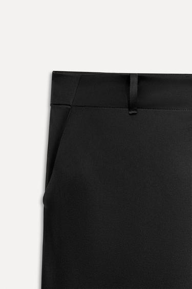 PANTALON DE COSTUME SATINÉ 50E ANNIVERSAIRE - Noir de Zara - Image 4