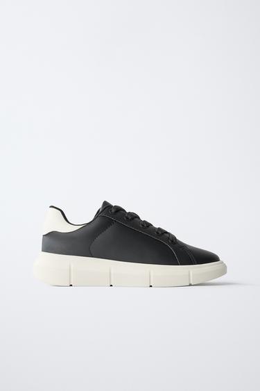 Zara CHUNKY SNEAKERS - Black