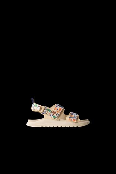 Zara TECHNICAL SANDALS - Off White - Image 0