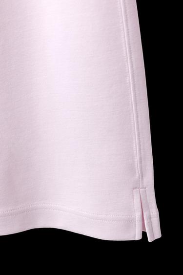 INTERLOCK WIDE-LEG TROUSERS - Pink by Zara