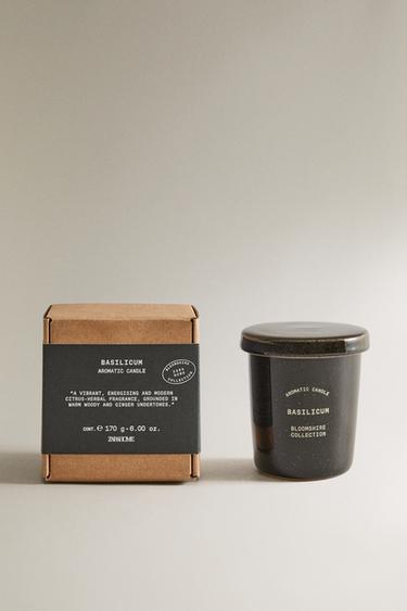 (170 G) CANDELA PROFUMATA BASILICUM - Menta di Zara