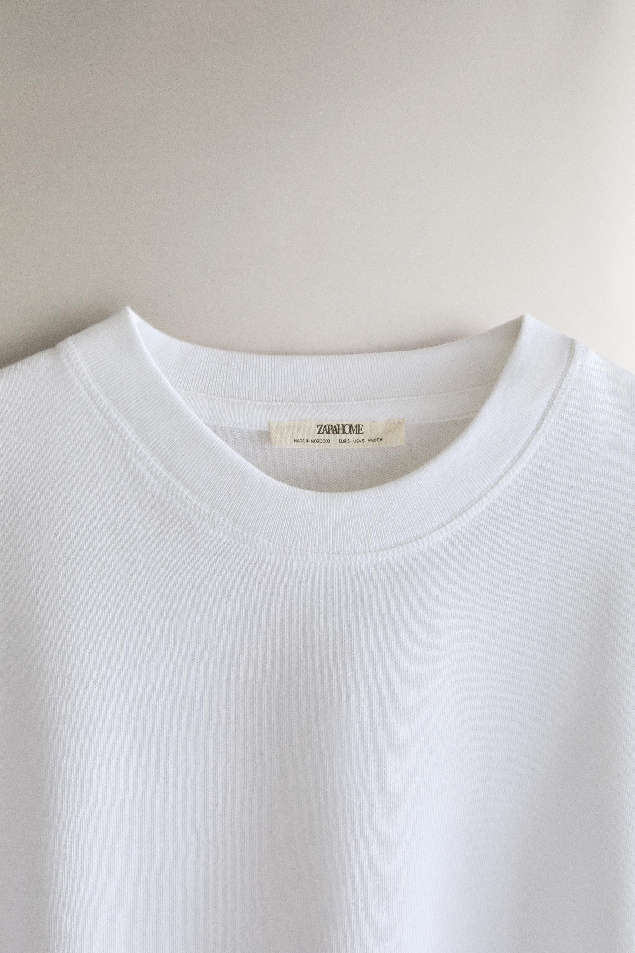 LONG SLEEVE COTTON T-SHIRT — White
