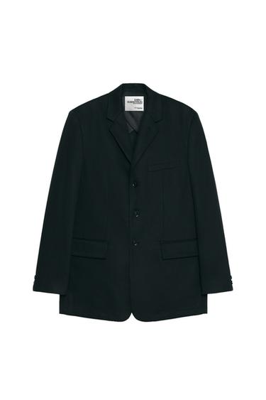 RELAXED FIT SUIT BLAZER SOSHIOTSUKI X ZARA - Black by Zara