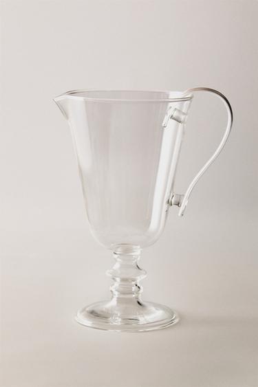 BOROSILICATE GLASS JUG - Transparent by Zara