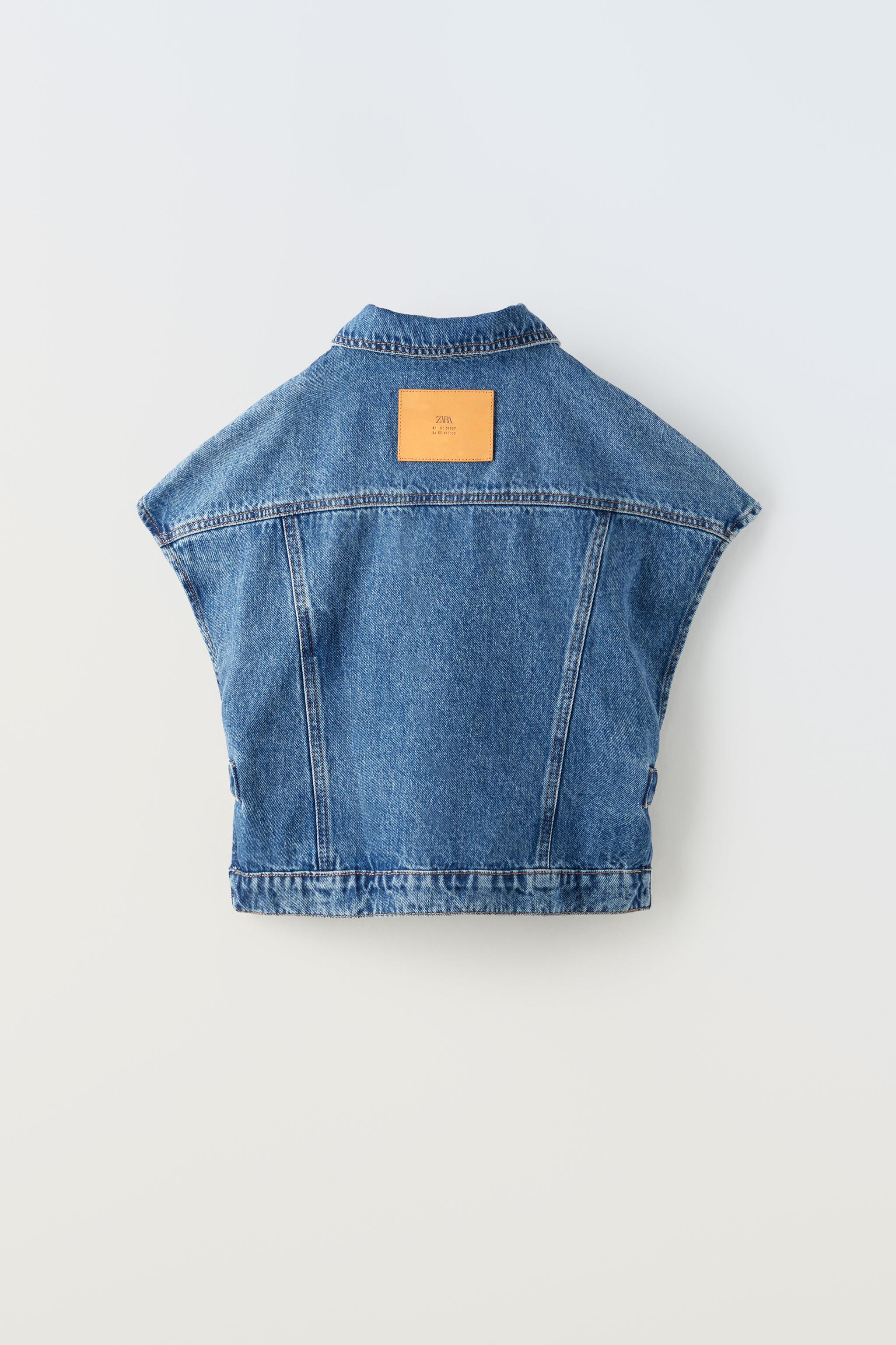 Zara denim store jacket girls