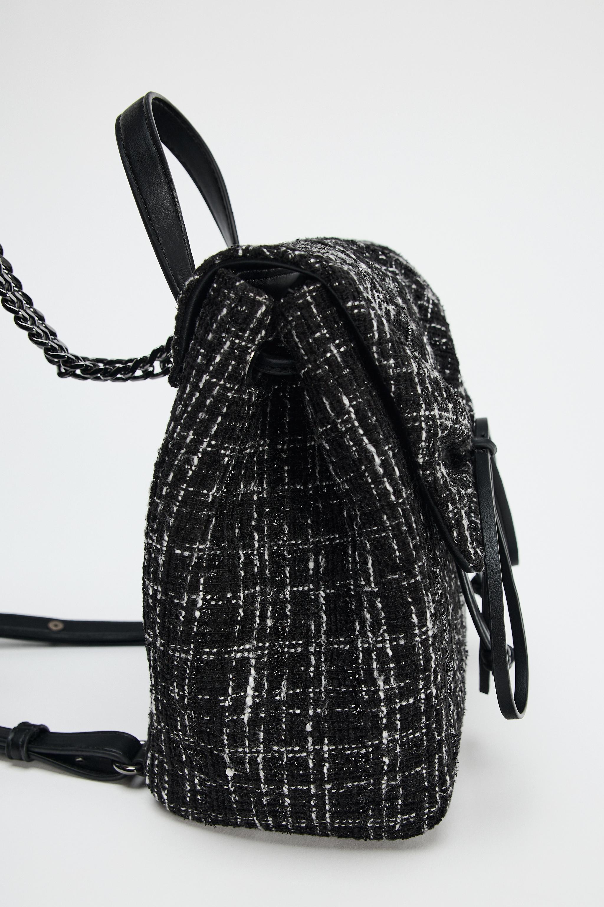 【新品】完売品 ZARA リボン付きバックパック ハート ブラック