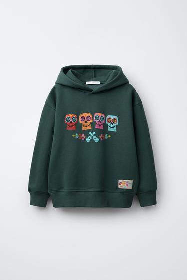 Zara COCO © DISNEY HOODIE - Bottle green