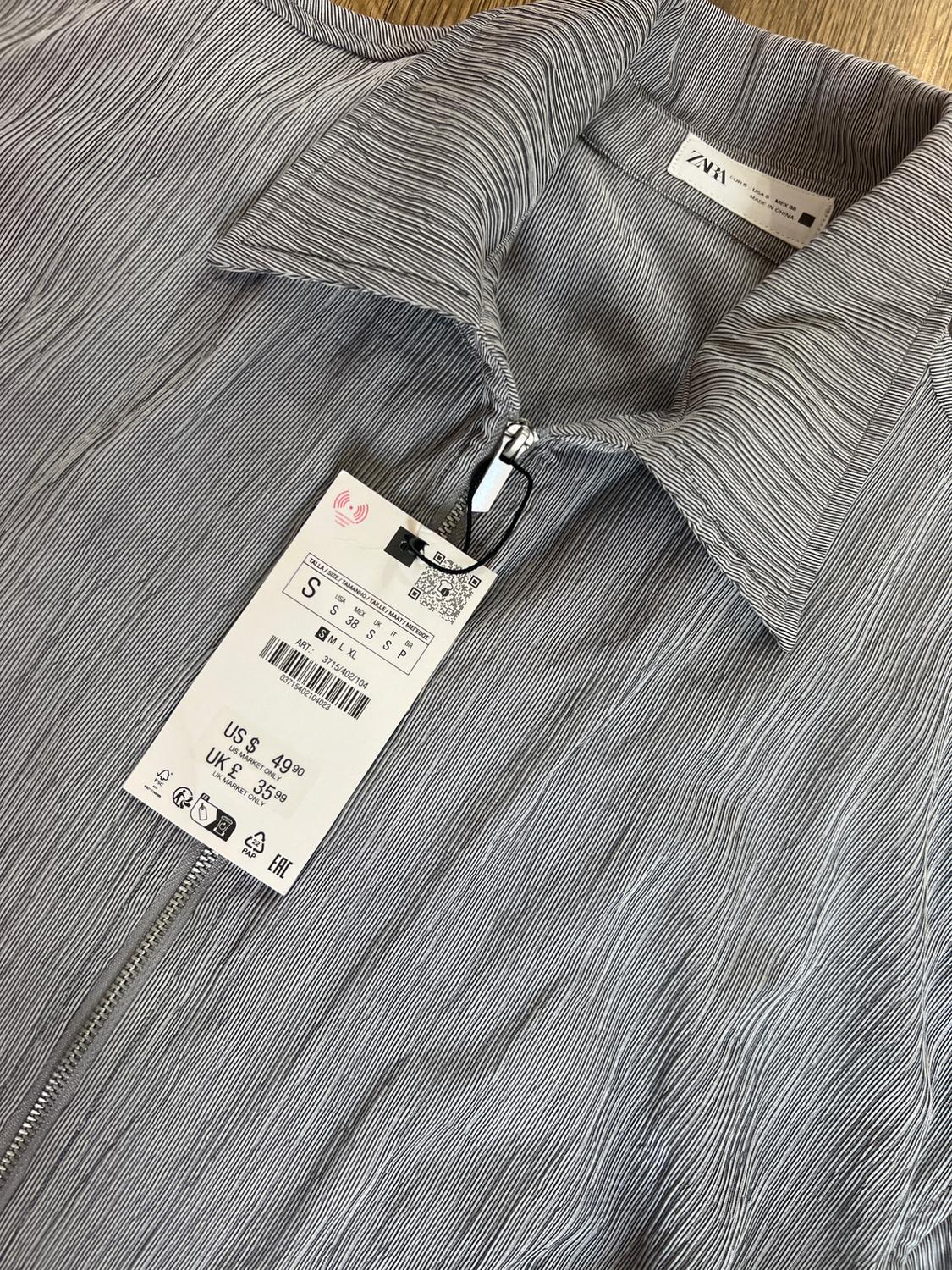 PLEATED SHIRT WITH ZIP - Image 2