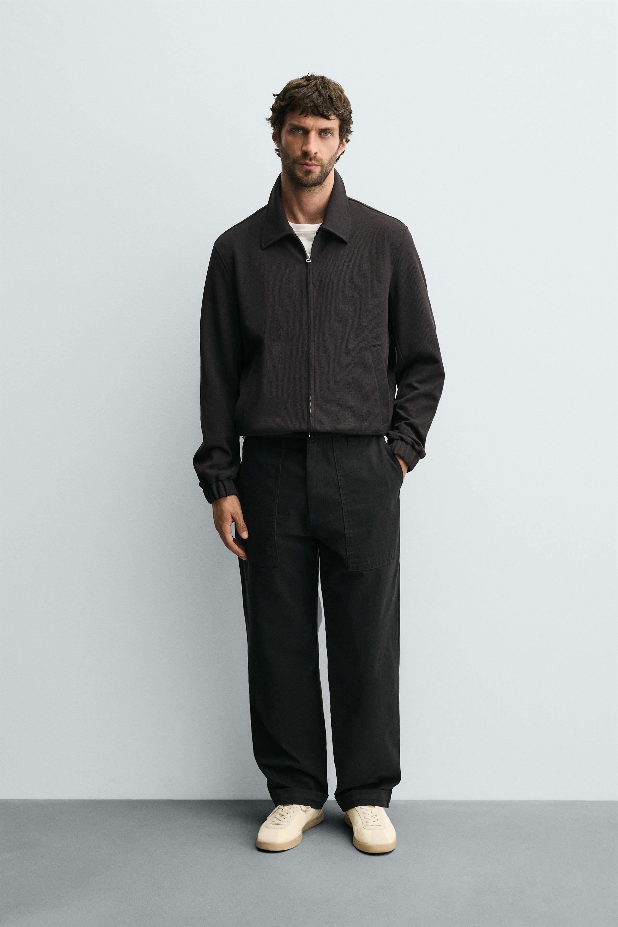 SOFT TEXTURED JACKET - Black | ZARA United States