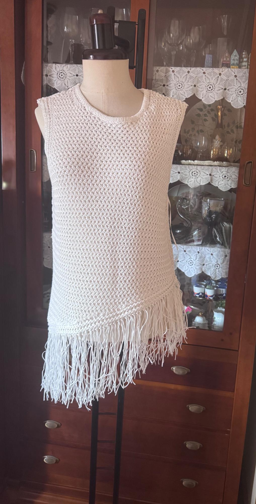 KNIT TOP WITH FRINGING - Image 3