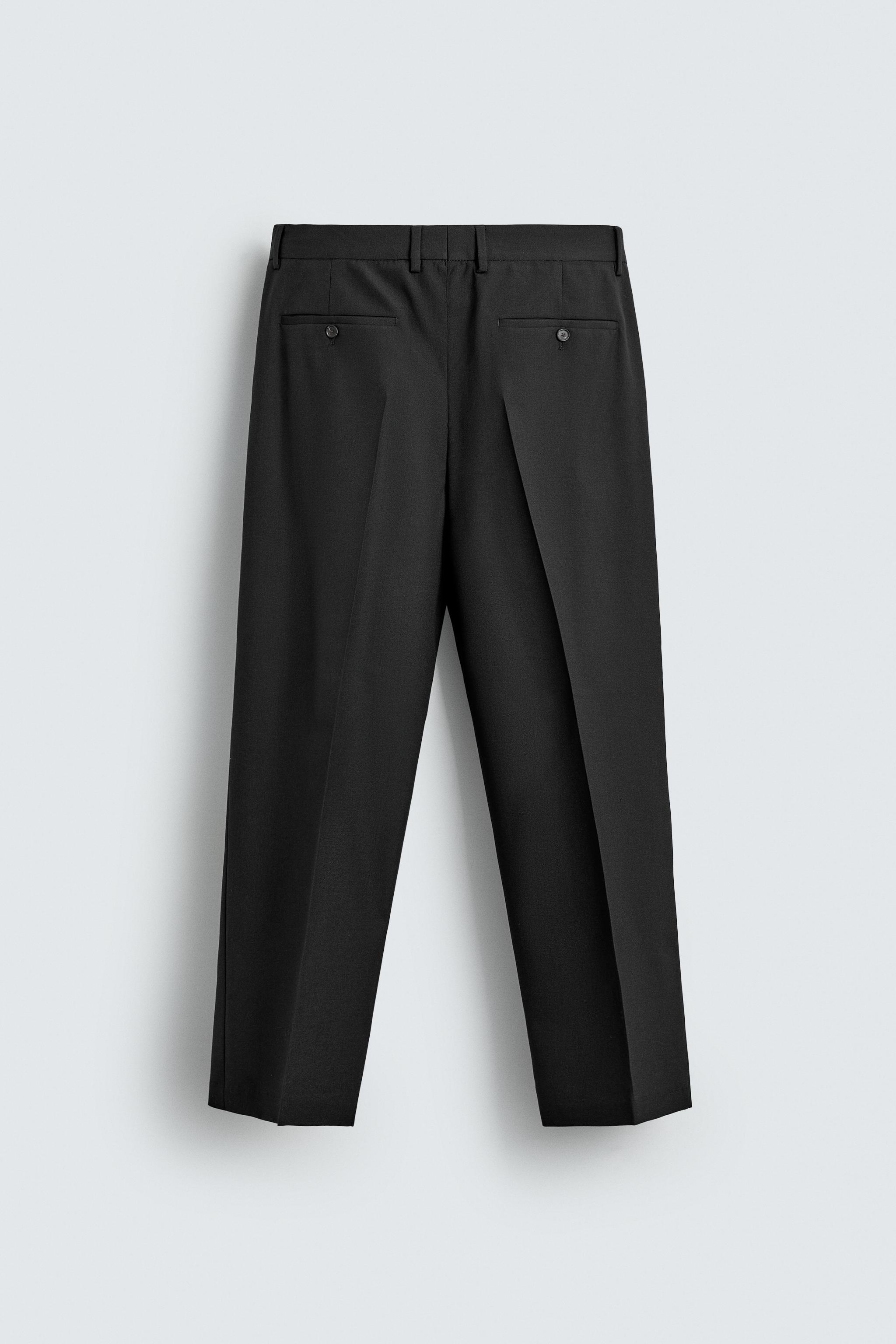 100% WOOL SUIT PANTS