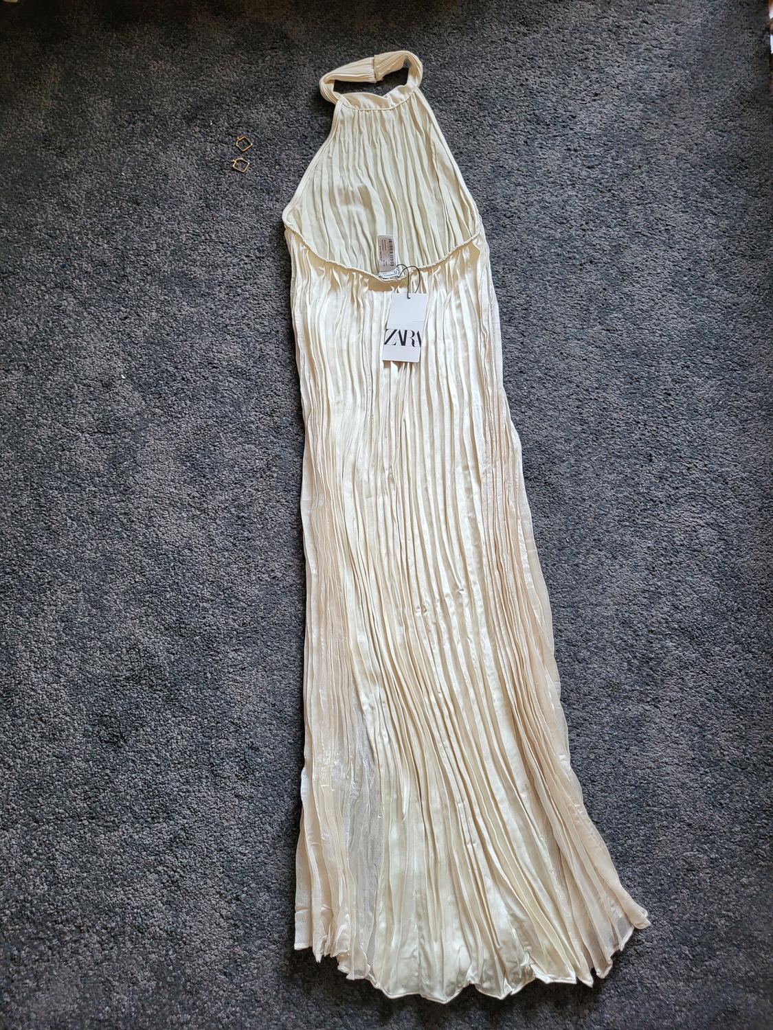 LONG PLEATED DRESS - Image 2