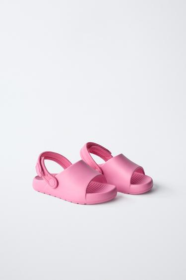RUBBER SLIDERS - Fuchsia by Zara