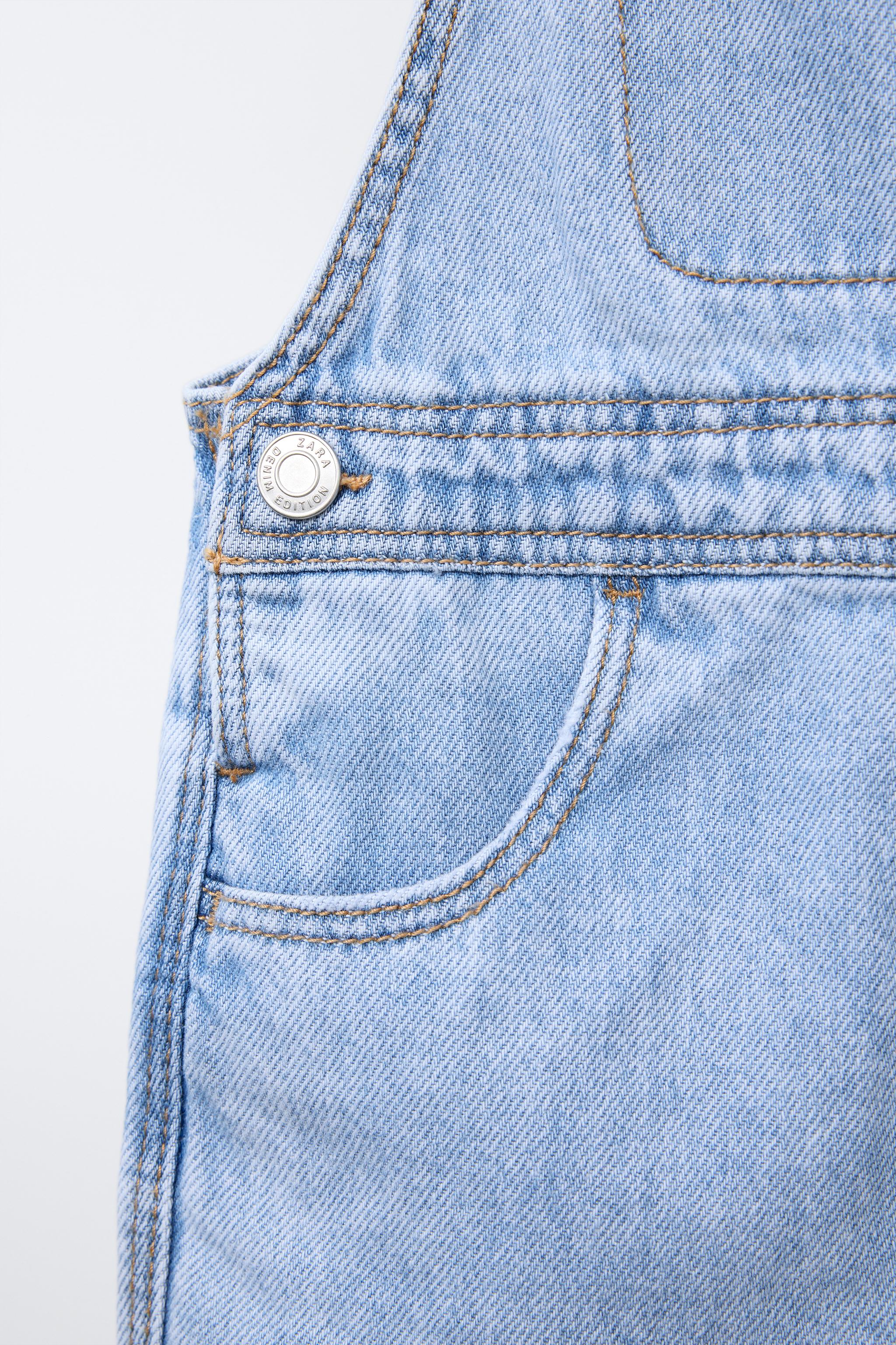DENIM OVERALL SHORTS - Light blue | ZARA Canada DENIM OVERALL SHORTS - Light blue | ZARA Canada