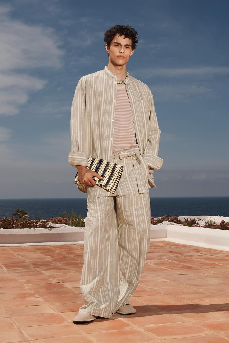 Pink Zara Camicia Righe Pink Vestito Righe Zara Vestito In