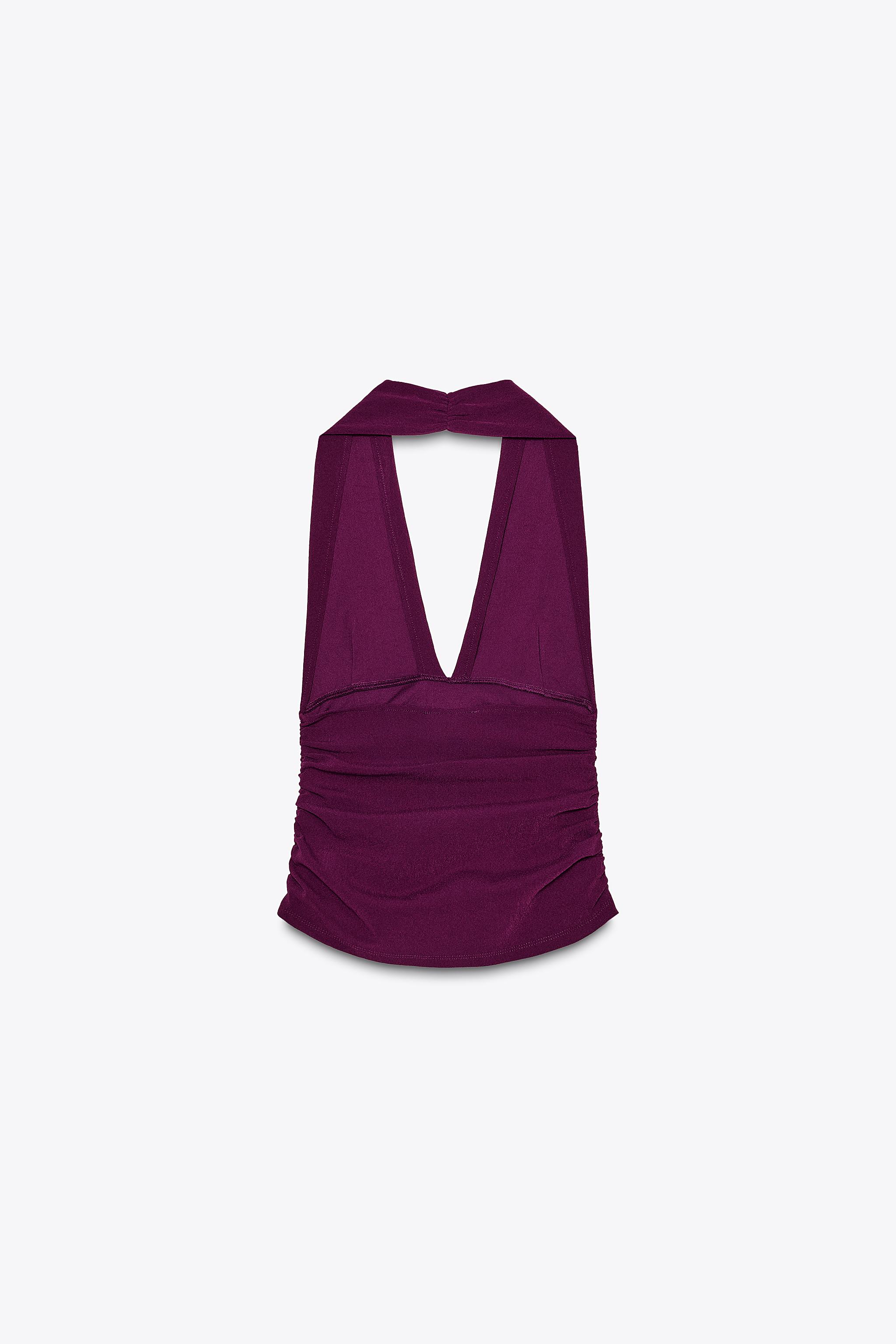 TOP HALTER PLIS