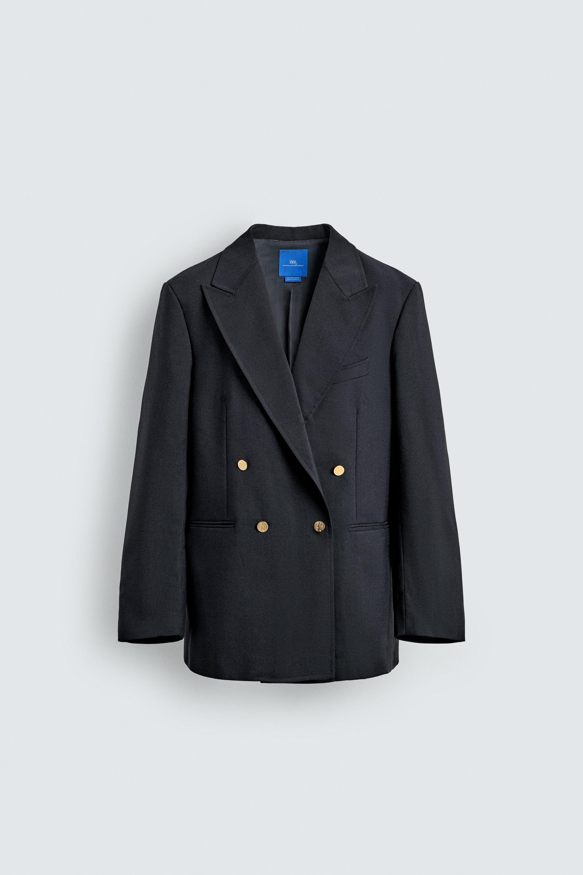 BLAZER CROISÉ 100% LAINE AARON LEVINE X ZARA