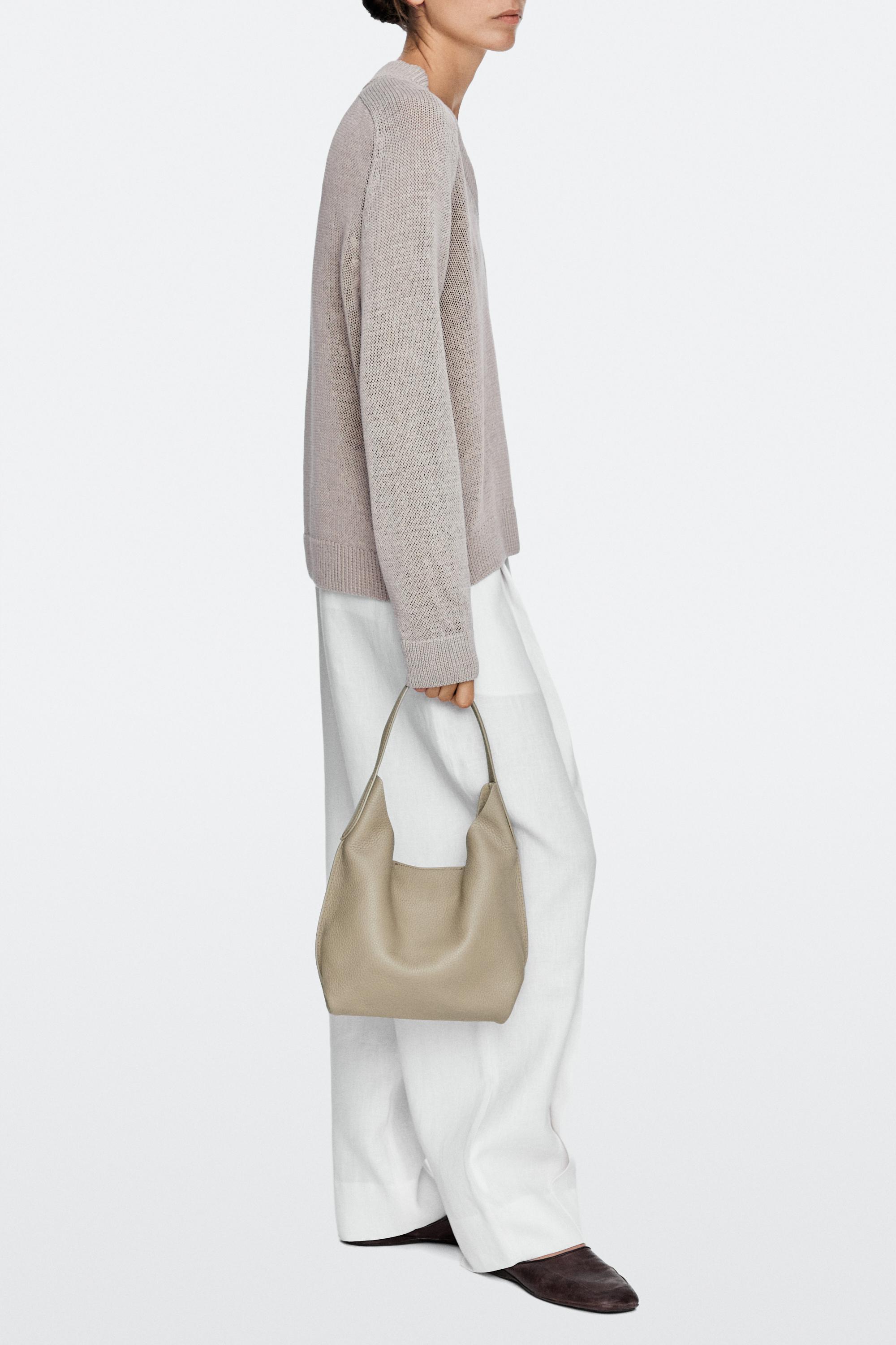 Nappa leather mini shoulder bag