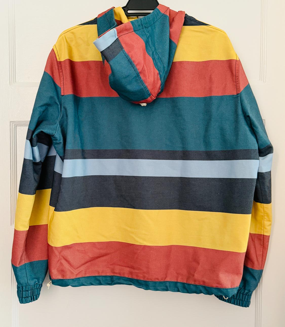 HOODED STRIPED JACKET - Image 2