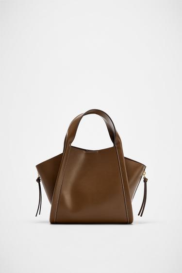 BOLSO CITY BANDOLERA - Marrón de Zara