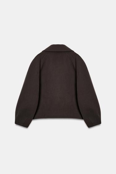 PUFF SLEEVE BLAZER - Brown by Zara - Image 6
