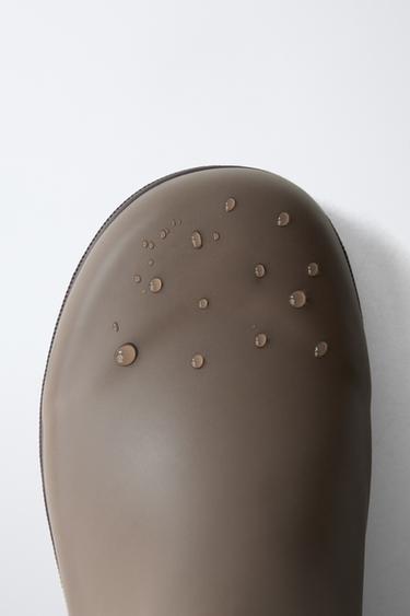 BOTTE DE PLUIE HAUTE - Marron de Zara - Image 8
