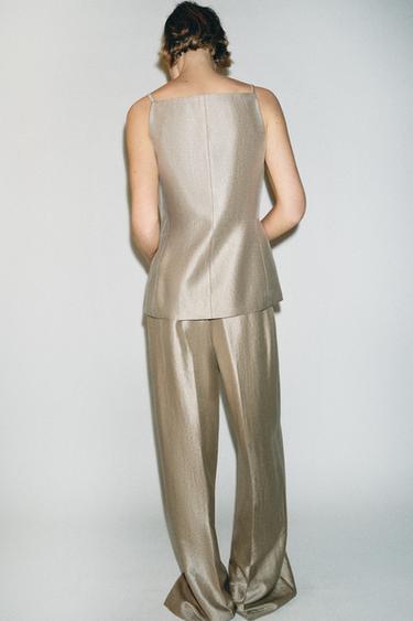 FITTED BUSTIER WAISTCOAT - Cava by Zara - Image 2