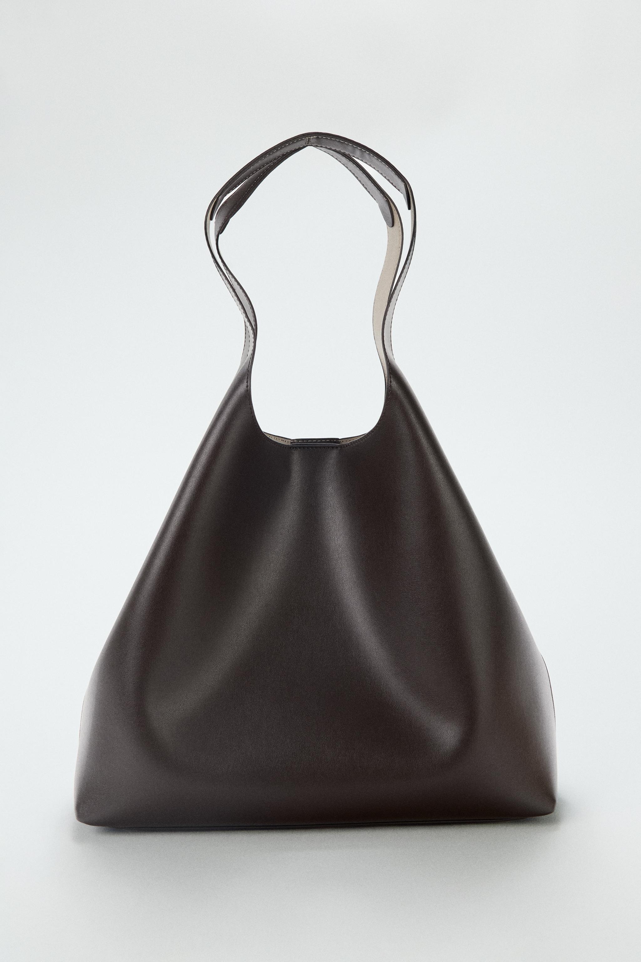 ZARA JOIN LIFE 本革クラッチバッグ タグ付き トートバッグ