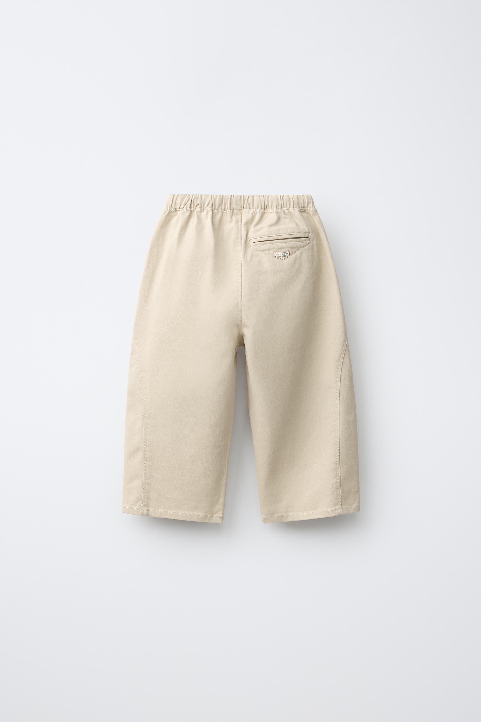 BAGGY PANTS — Light beige