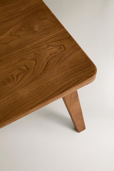 WOODEN CHAIR WITH BACK - Light beige by Zara - Image 2