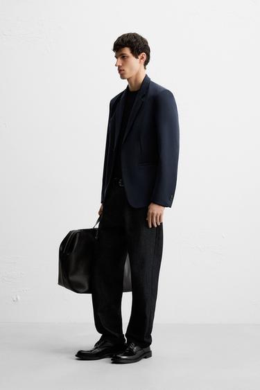 COMFORT SLIM FIT BLAZER - Blue by Zara - Image 3