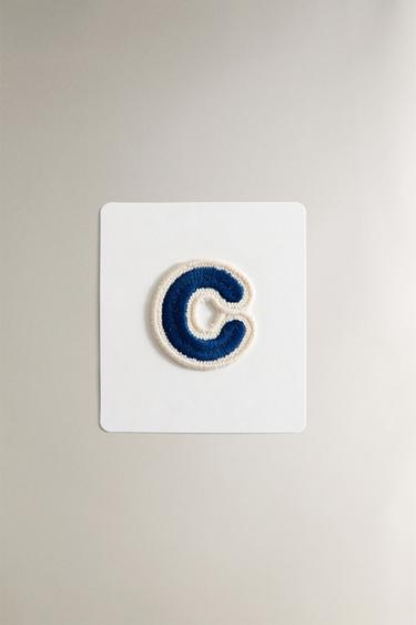 THERMO-ADHESIVE LETTER C PATCH - Blue by Zara - Image 0