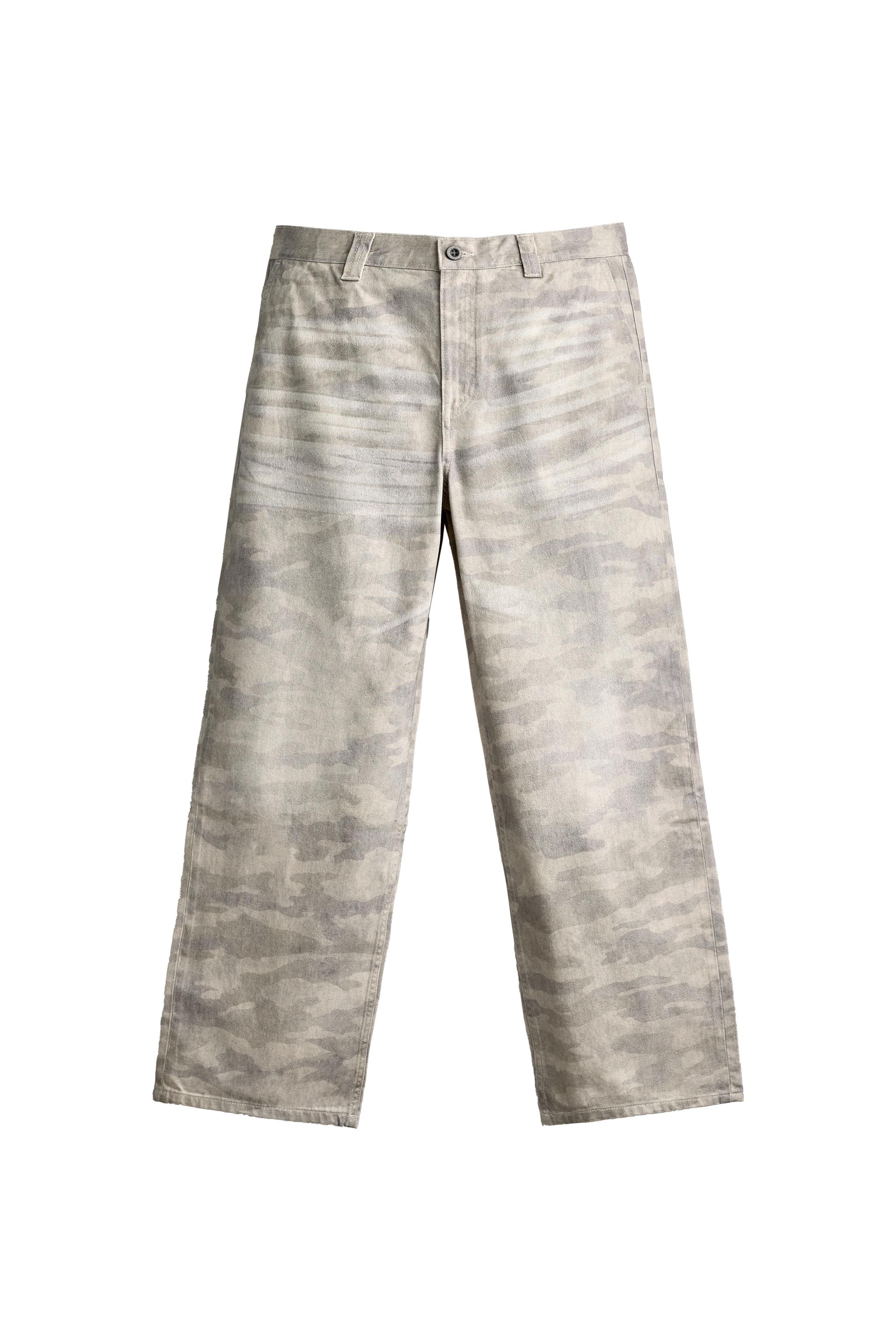 PANTALÓN RELAXED FIT ESTAMPADO ABSTRACTO