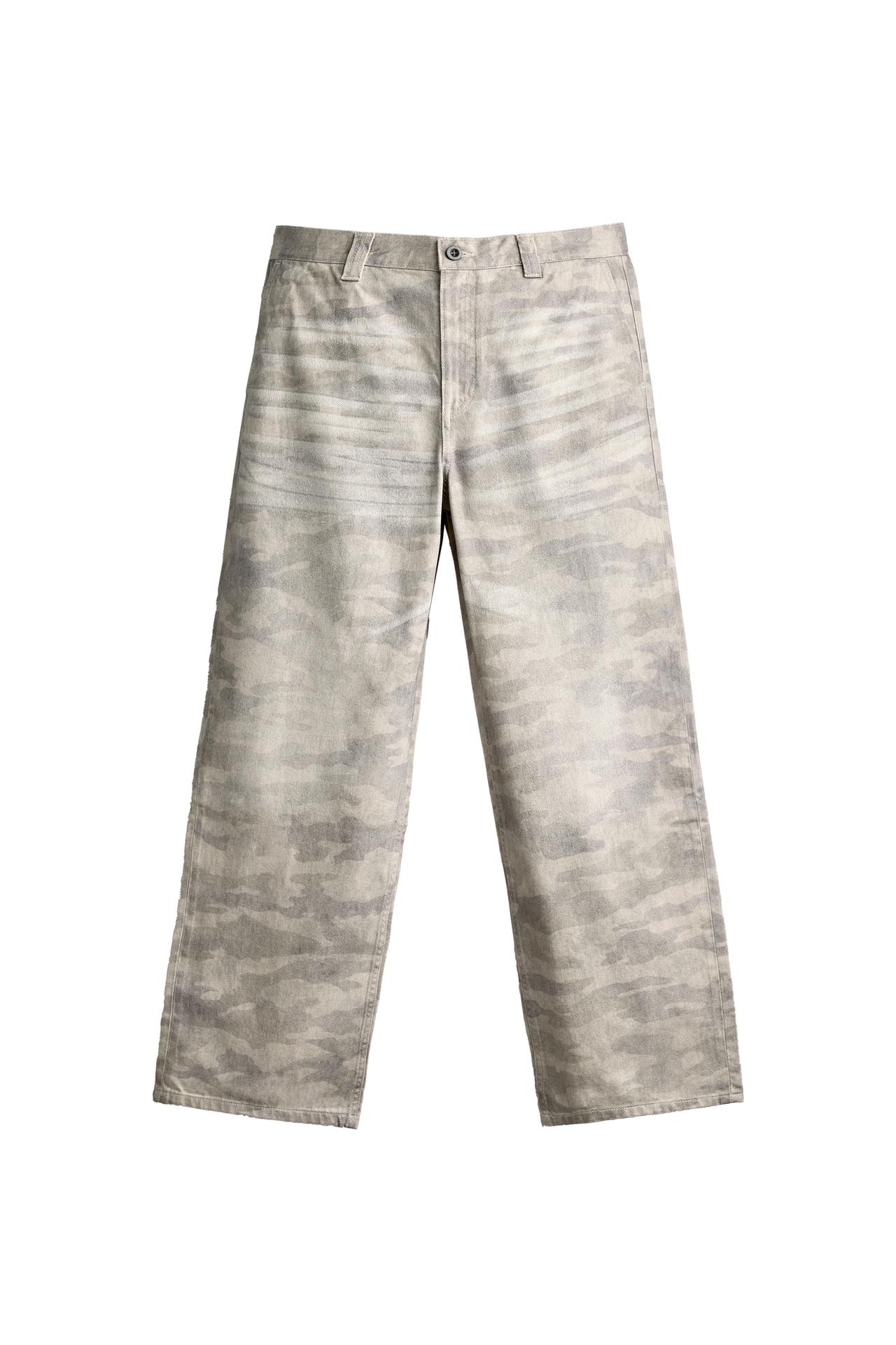 ABSTRACT PRINT RELAXED FIT TROUSERS