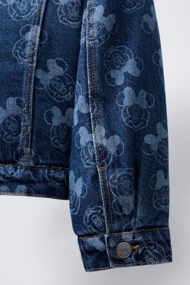 MINNIE MOUSE © DISNEY DENIM JACKET WITH FAUX SHEARLING - Mid-blue by Zara - Image 5