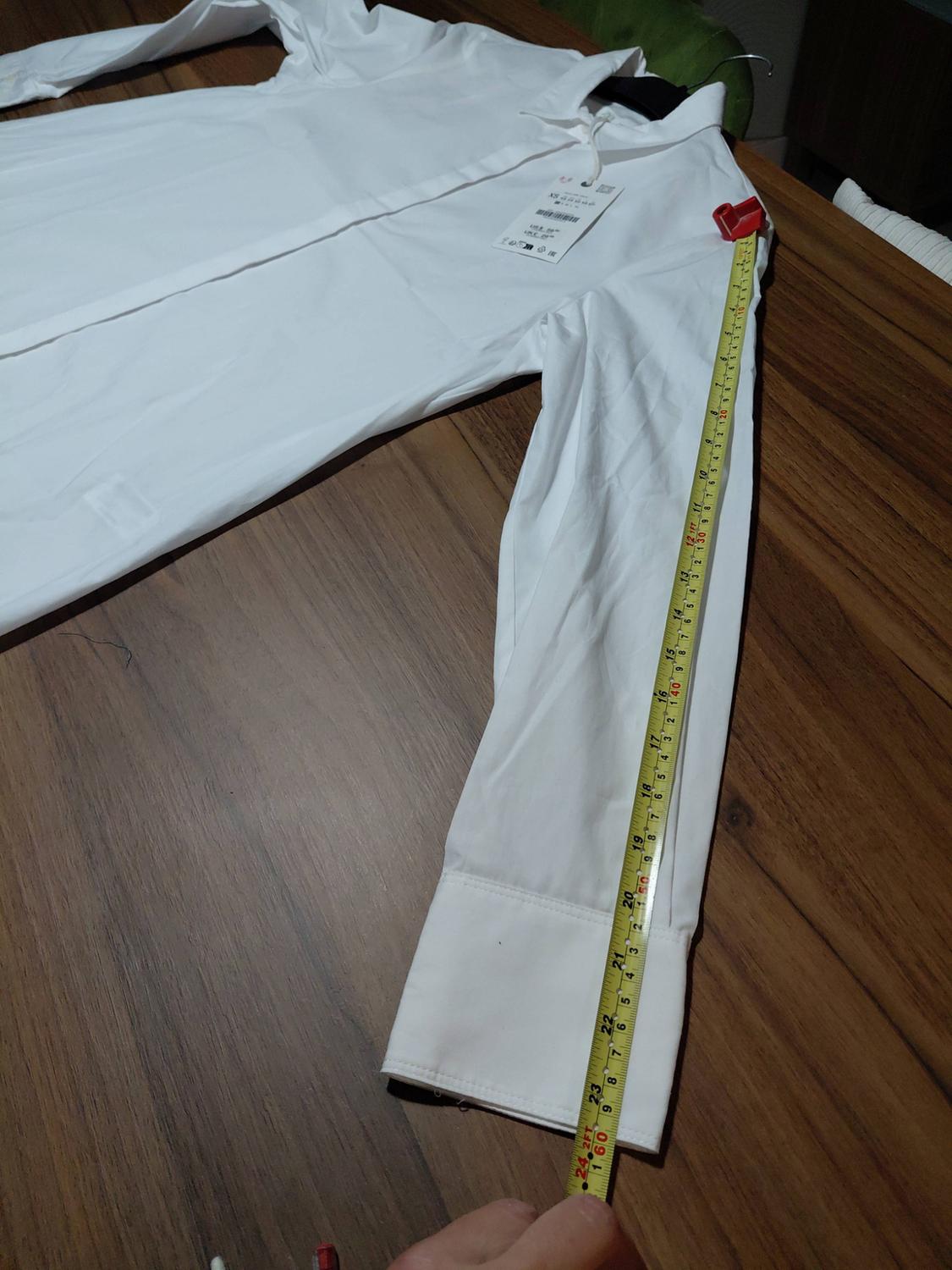 ZW COLLECTION ASYMMETRIC POPLIN SHIRT - Image 7
